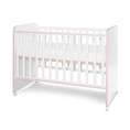 Bed SWEET DREAM white+orchid pink /mattress base - level 2/